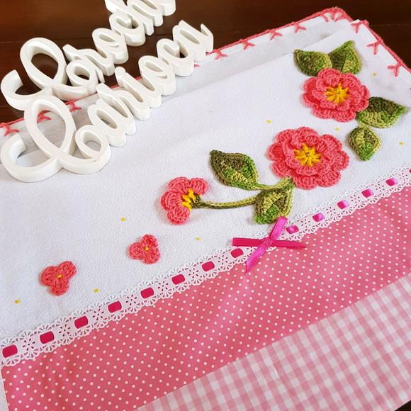 Conjunto de Cozinha Tons de Rosa - Shabby Chic