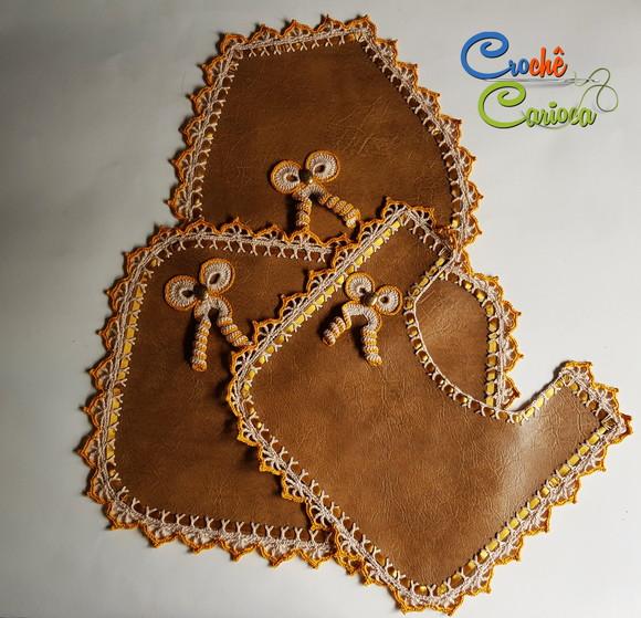 Conjunto para Banheiro Caramelo
