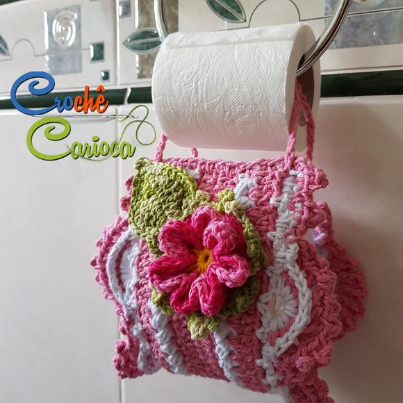 Conjunto para Banheiro Rosa Floral 5 Peças Escolha Cor