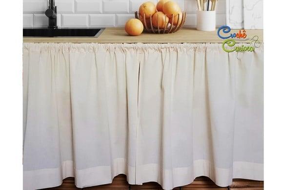 Cortina Algodão Cru Sob Medida Decoração Natural Exclusivo