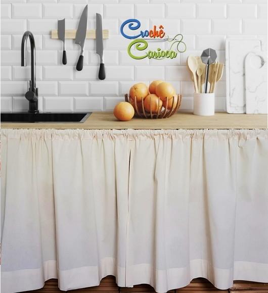 Cortina Algodão Cru Sob Medida Decoração Natural Exclusivo