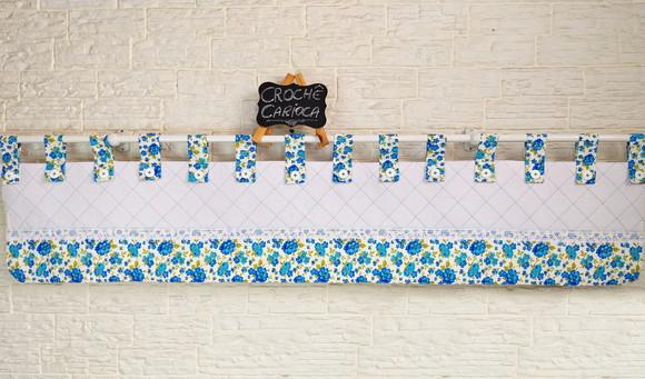 Cortina Bandô Painel Patchwork Escolha Cores e Sob Medida