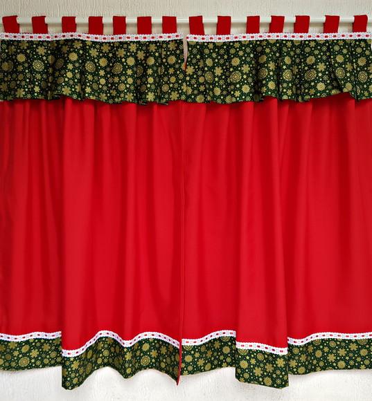 Cortina de Natal e Abraçadeiras Laços Sob Medida