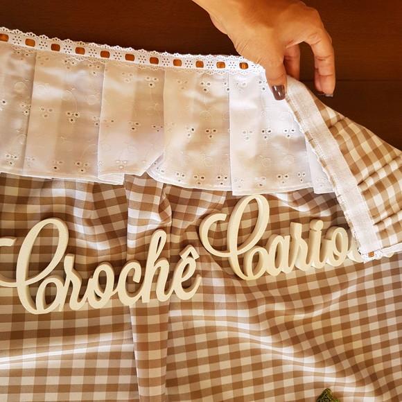 Cortina Fecho de Contato Velcro Sob Medida e Escolha Cor