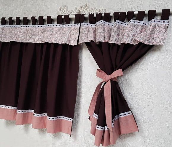 Cortina para Cozinha Delicadeza Sob Medida e Escolha Cores