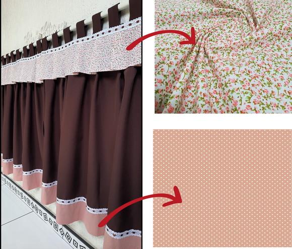 Cortina para Cozinha Delicadeza Sob Medida e Escolha Cores