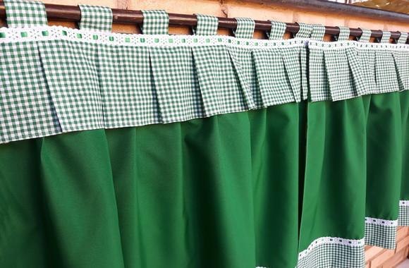Cortina para Pia de Cozinha Bancada Balcão Área Gourmet