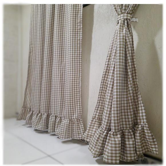 Cortina para Porta Balcão Cabeça Dupla Sob Medida
