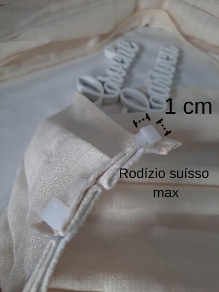 Cortina para Trilho Suíço Sob Medida Escolha Cores