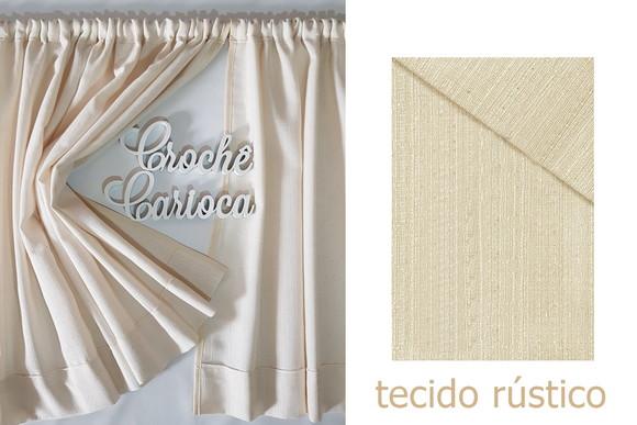 Cortina Rústica Decoração Natural Moderna Sob Medida