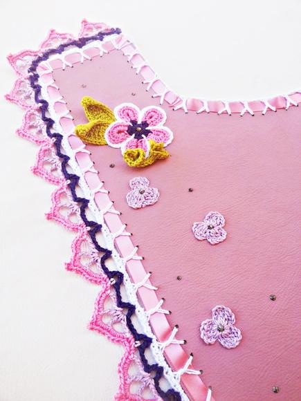 Jogo de Banheiro - Rosa Floral - 4 Peças