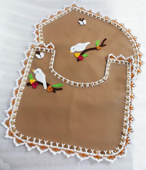 Jogo De Banheiro Bege Caramelo - 3 Peças