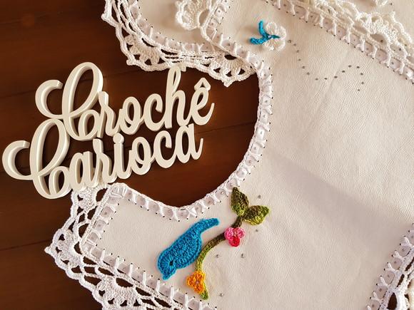 Jogo de Banheiro Passarinhos Jardim Branco ou Escolha Cores