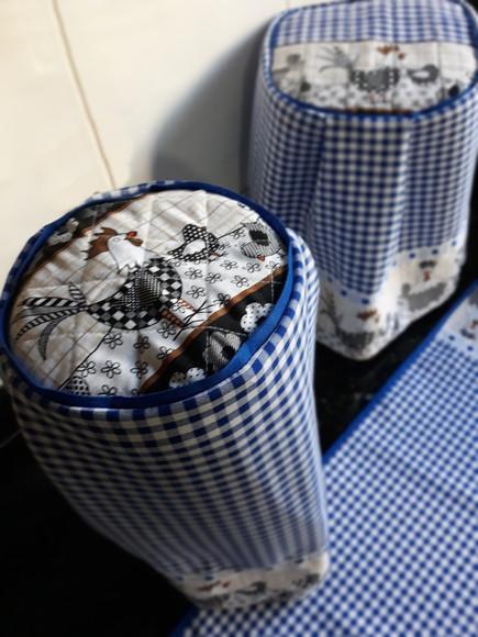 Jogo de Cozinha Capas Fritadeira, Liquidificador e Centrinho