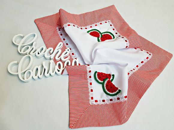 Jogo de Cozinha Tecido 4 Peças