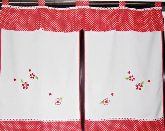 Jogo de Cozinha Vermelho Poá
