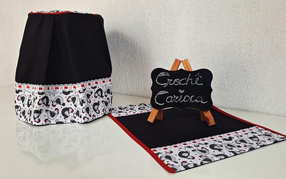 Joguinho de Cozinha Galinhas Juju e Preto 3 Peças
