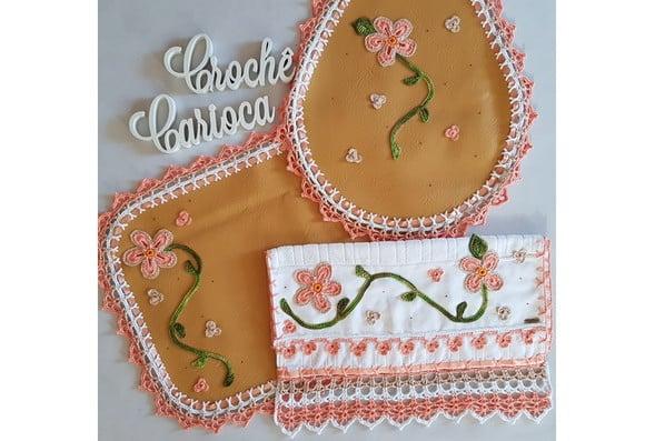Kit Banheiro 3 Peças Escolha Cores
