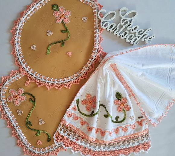 Kit Banheiro 3 Peças Escolha Cores
