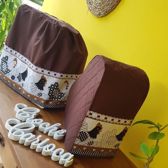 Kit Capas de Batedeira e Dolce Gusto Semiestruturadas Patch