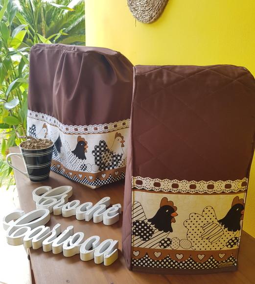Kit Capas de Batedeira e Dolce Gusto Semiestruturadas Patch