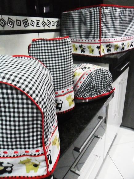 Kit Capas para Cozinha 4 Peças