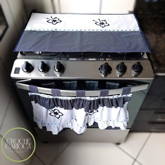 Kit Fogão 2 Peças Escolha Cor e Sob Medida