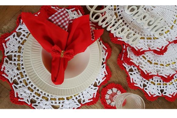 Kit Mesa Posta Completo 16 Peças Escolha Cores Natal