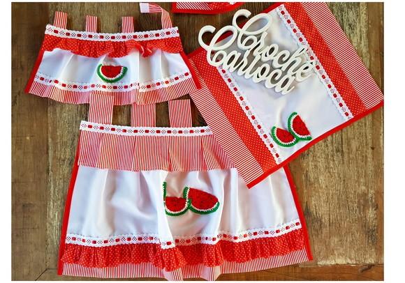 Kit para cozinha Tema Melancias