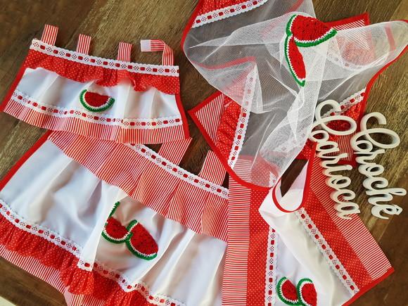 Kit para cozinha Tema Melancias