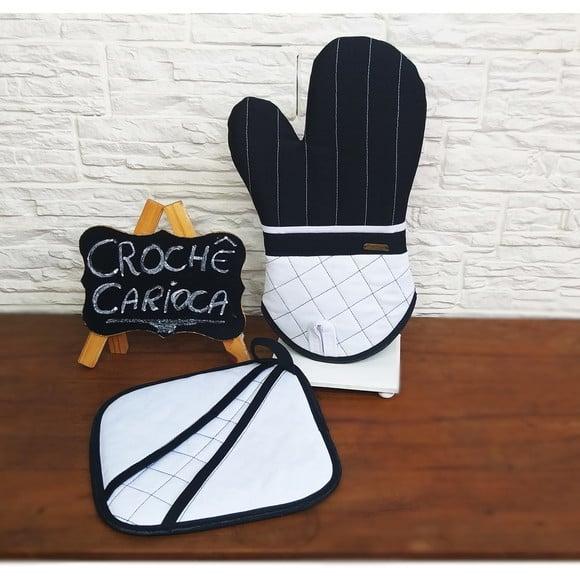 Luva e Pegador de Cozinha Térmicos Minimalistas Modernos
