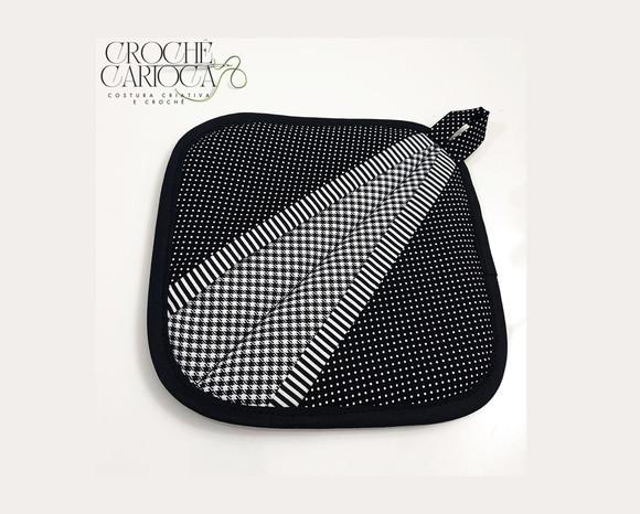 Luva e Pegador Térmicos Minimalista Elegante
