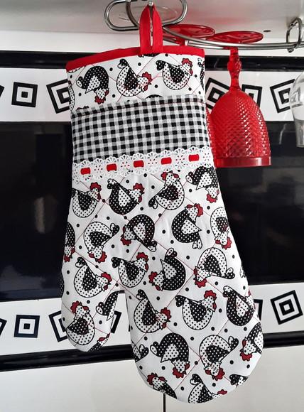 Luva Térmica Longa para Forno de Cozinha