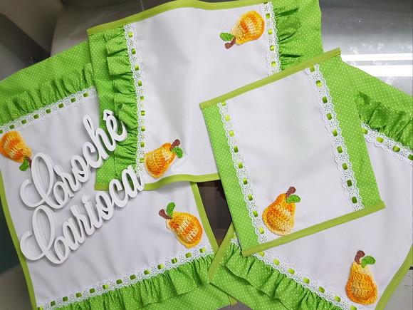 Paninhos de Cozinha Centrinhos 4 Peças