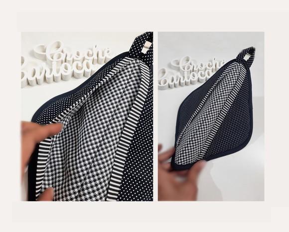 Pegador Térmico Composê de Preto ou Escolha Cores