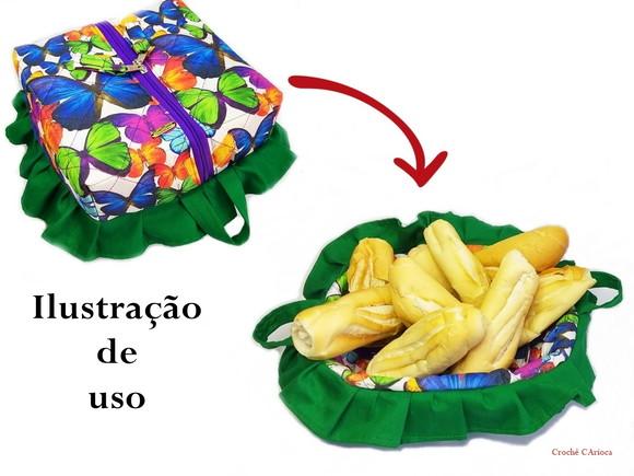 Porta Pão e Escolha Cores Utilidade de Cozinha