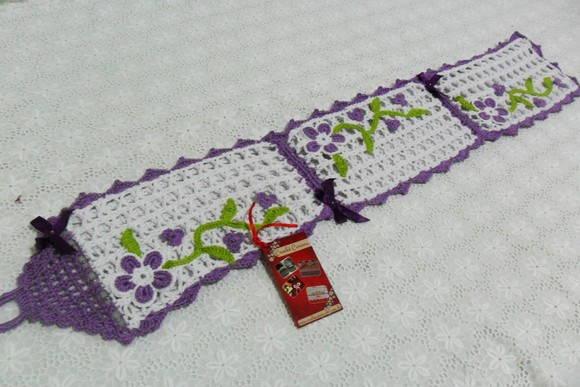 Porta Papel Higiênico Triplo Escolha Cores!