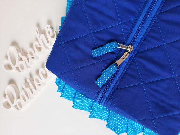 Porta Pão Guarda Pão Tons De Azul