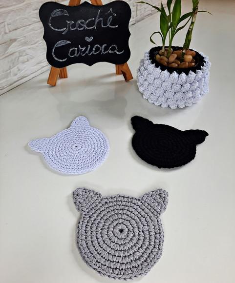 Porta-copos Pets Gatinhos Escolha Cores!