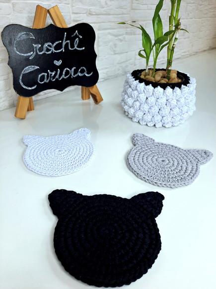 Porta-copos Pets Gatinhos Escolha Cores!