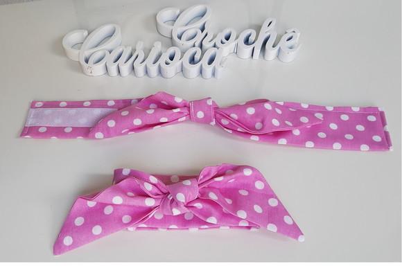 Prendedores de Cortina Nó Rosa Poás 2 Peças