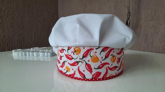 Touca Cozinha Pimentinhas ou Escolha Cores!