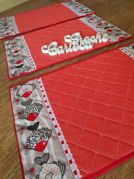 Trio Passadeiras Cozinha Patchwork Estruturados Escolha Cor