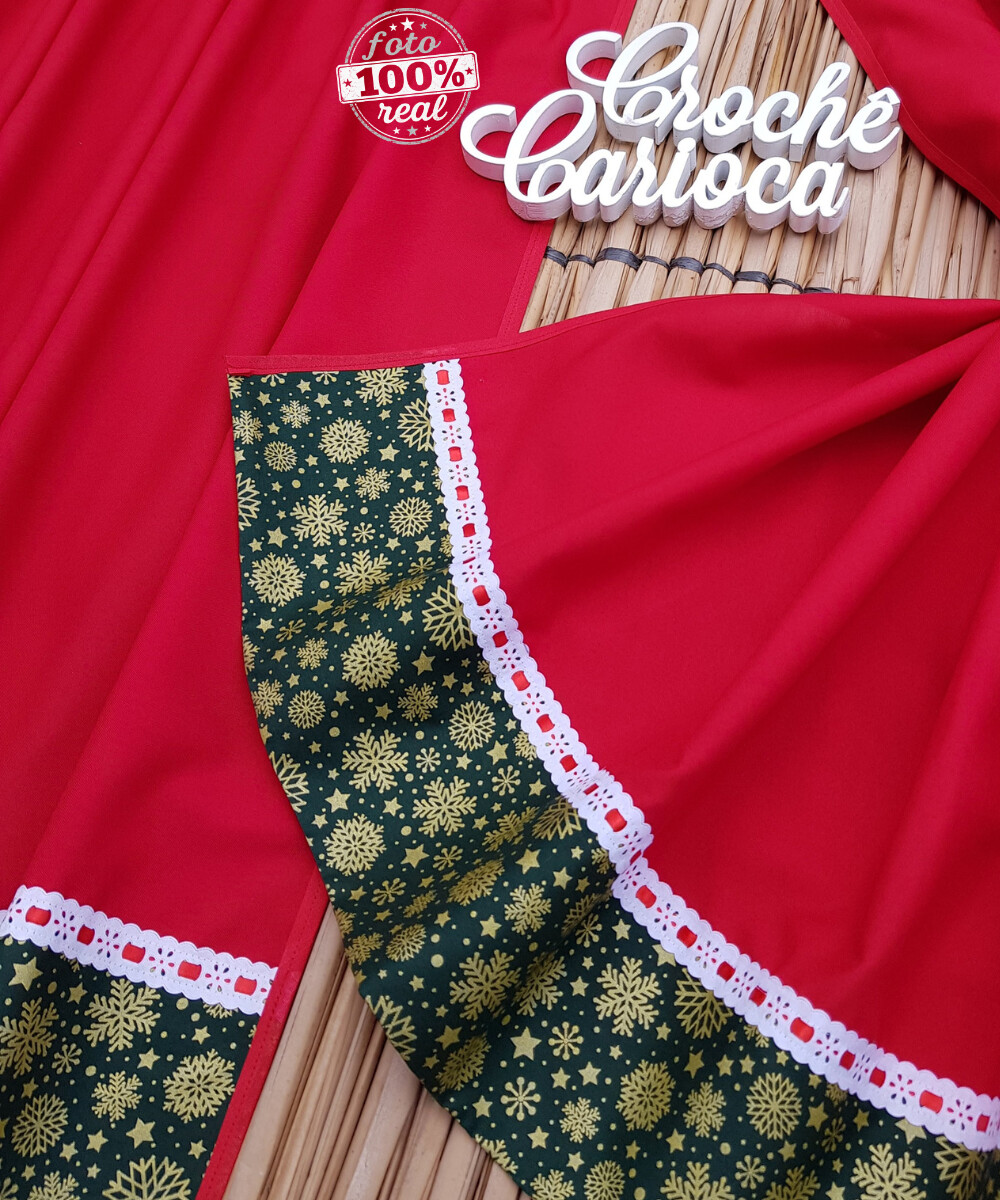 Cortina Natal com Abraçadeiras Laços  - Sob Medida e escolha co