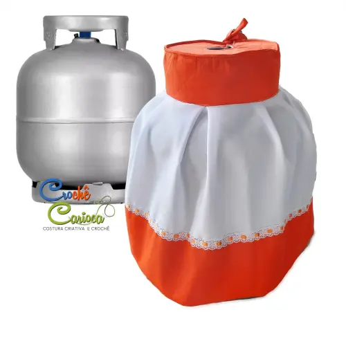 Capa para bujão de gás semiestruturada patchwork ESCOLHA CORES