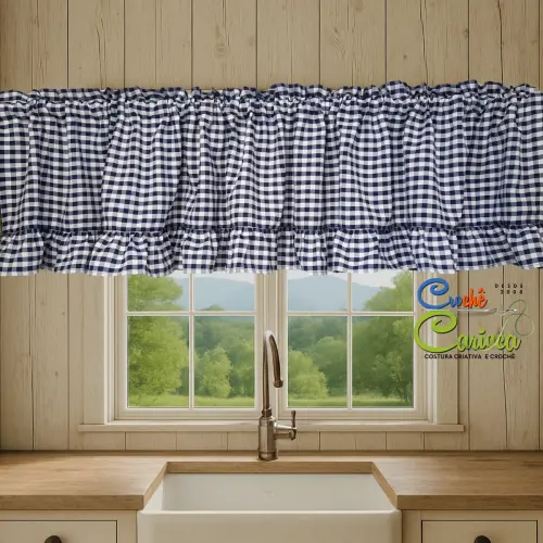 Bandô xadrez sob medida e escolha cores