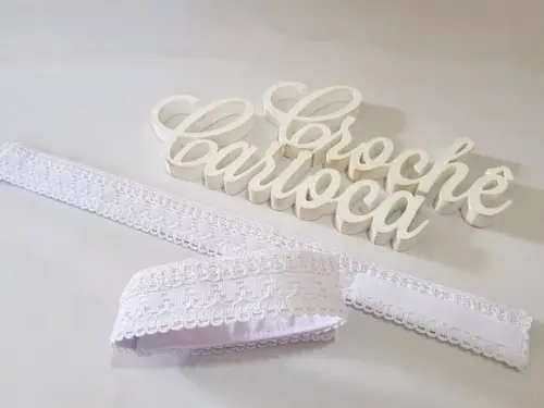 Abraçadeiras de Cortina Rendada - Escolha Cores