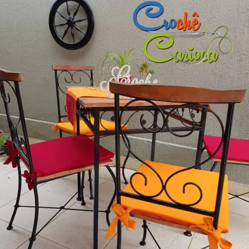 Almofada Assento Futon de Cadeira Escolha Cor