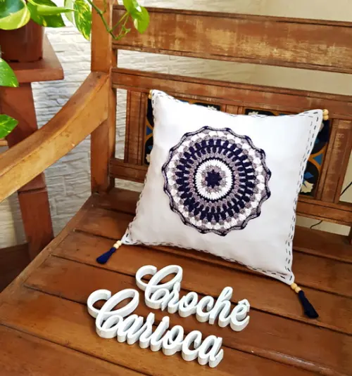 Almofada Cheia Completa Mandala Zen Escolha Cores