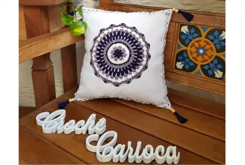 Almofada Cheia Completa Mandala Zen Escolha Cores